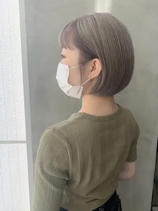 ミディアム カラー パーマ ヘアアレンジ メンズ ハイトーン/レイヤー 🌸さくらのヘアスタイル