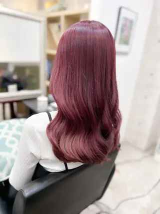 セミロング カラー LITTY所属・レイヤー/髪質改善 /山永圭介のヘアスタイル