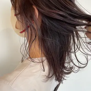 セミロング カラー 博多|Sakurai Ayumiのヘアスタイル