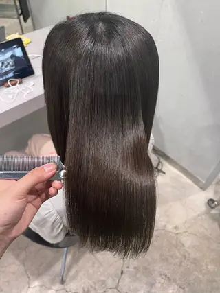 ミディアム 美髪×縮毛矯正 水上真由美😘のヘアスタイル