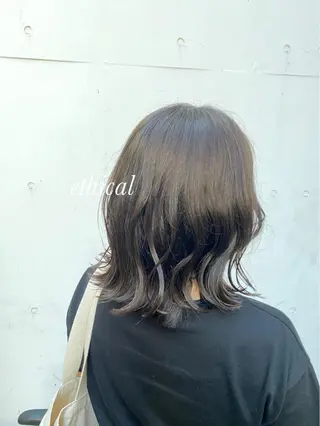 ミディアム 【エシカル】 HOSOMIのヘアスタイル