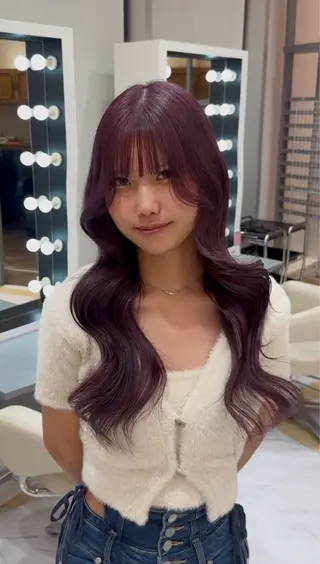 ロング 佐伯 青空のヘアスタイル