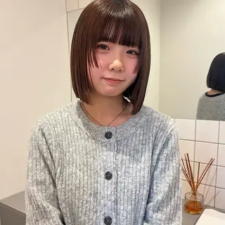 ミディアム 舟橋耀/ブリーチカラ ー/レイヤーカットのヘアスタイル