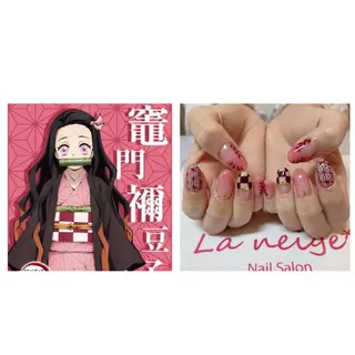 ネイル La neige* yuki 🥯🍑のネイルデザイン