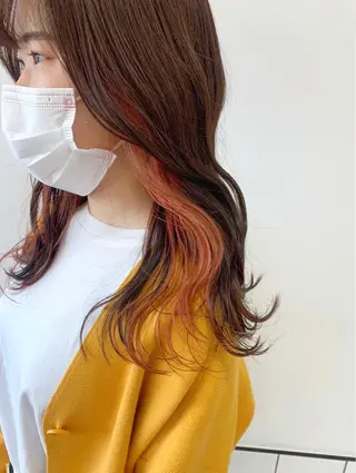 セミロング カラー 🐶ひかる🐶 JILLSTUDIOのヘアスタイル