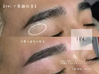 メンズ アイブロウ 韓国肌管理BEAUTY-SALON Teena【ティーナ】ララピール/毛穴/脱毛所属・心斎橋眉毛サロン hiyoriの眉毛・アイブロウイメージ