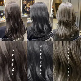 カラー Ms.CHARM所属・透明感カラー🌿 グレージュ🐺陽介のヘアスタイル