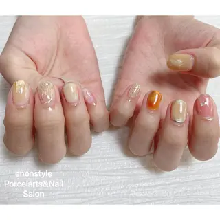 ミディアム ネイル 👑enen style👑のネイルデザイン