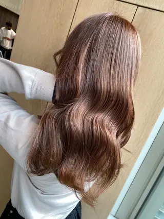 カラー 顔まわりの神様✨ 透明感カラー藤嶋秀幸のヘアスタイル