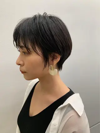 ショート 京都レイヤーカット/ 縮毛矯正/羽柴りくのヘアスタイル