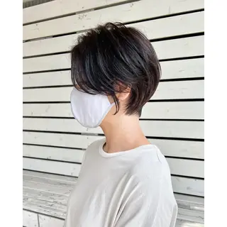 ショート re.share所属・茅ヶ崎/ショートボブ /ハイトーン/片野のヘアスタイル