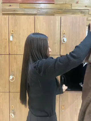 ロング カラー 韓国カラー／エクステ 松戸梨杏のヘアスタイル