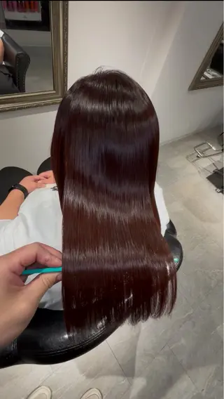 セミロング 髪質改善✨ /冨永隆誠のヘアスタイル