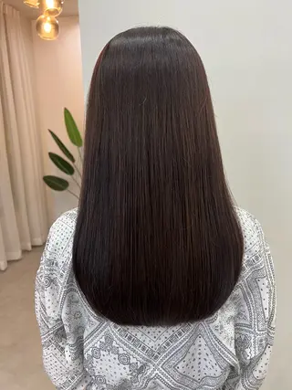 ロング SOYON栄 山下麻央のヘアスタイル
