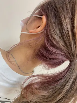 セミロング カラー ヘアアレンジ 【Sweep】おじま のぞみのヘアスタイル