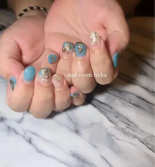 ネイル ﾈｲﾙﾙｰﾑﾘｯｶ 𝐦𝐚𝐲𝐮のネイルデザイン