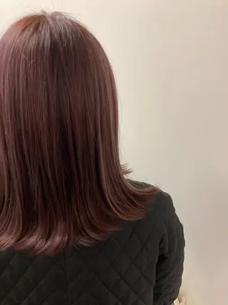 ミディアム カラー amie札幌駅前店所属・モデル募集中🌟 aikaのヘアスタイル