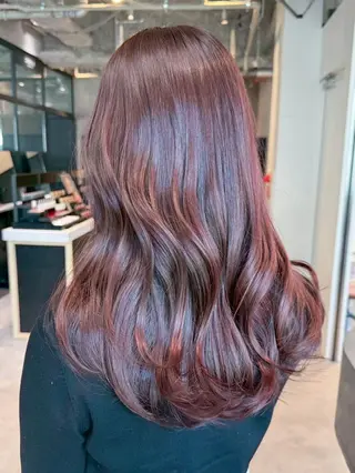 カラー セミロング ITbyALBUM 浦和店のヘアスタイル