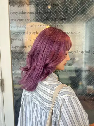 セミロング カラー 博多韓国ヘア /メンズ【美涼】のヘアスタイル