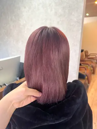 ミディアム カラー 高橋 みく/ minim 暖色のヘアスタイル