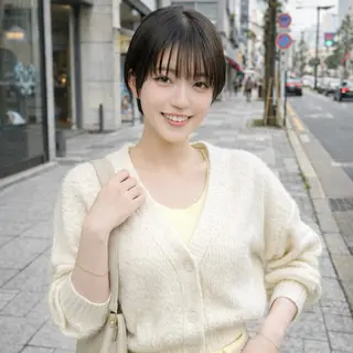 ショート カラー 一ノ瀬 暁のヘアスタイル