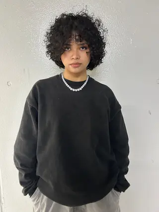 パーマ 吉岡 さゆりのヘアスタイル
