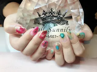 ネイル 長さだし専門店 M2　rikaのネイルデザイン