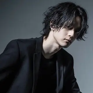 ミディアム パーマ メンズ 木村 直哉のヘアスタイル