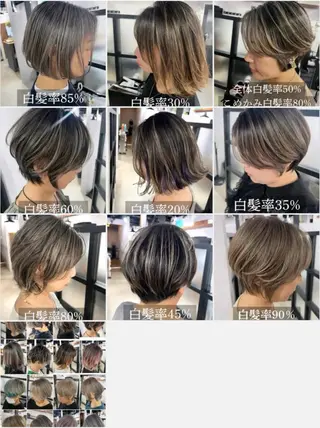 ショート カラー and.gray所属・A AYAKAのヘアスタイル