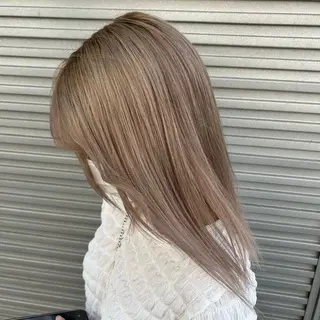 セミロング カラー カラー/韓国レイヤー /ブリーチ/hinaのヘアスタイル