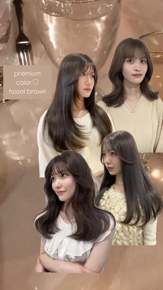 カラー AO所属・RISAKO 艶髪モテヘア🎀府中のヘアスタイル