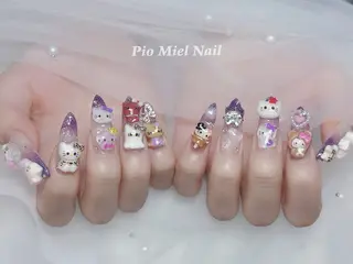 ネイル HANA 長さだしのネイルデザイン