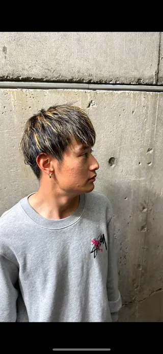 カラー メンズ 五十嵐 圭音のヘアスタイル