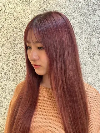 ロング カラー KURAKU所属・無料パーマモデル/ 🌟ひまり🌟のヘアスタイル