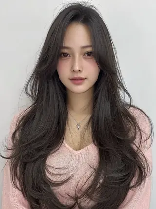 ロング カラー 🪡韓国レイヤー /髪質改善/菊池🪡のヘアスタイル