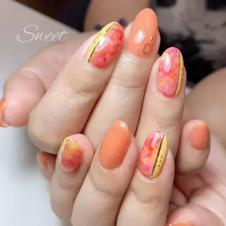 ネイル sweet 仲野陽子のネイルデザイン