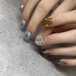 ネイル p.o.n. nuance/個性的のネイルデザイン