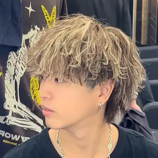 カラー ヘアアレンジ メンズ 【札幌メンズ特化】 🔥RIKU🔥のヘアスタイル