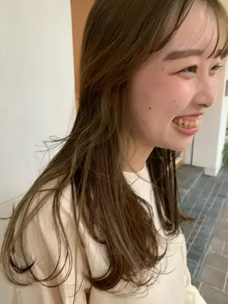 セミロング カラー m ā l o.🌷 サカモトマイコのヘアスタイル