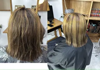 ミディアム 髪質改善・縮毛矯正 ✨️/立山  想太のヘアスタイル