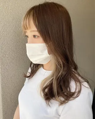 カラー HEDI所属・茨木 まひろのヘアスタイル