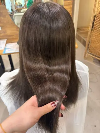 セミロング 豊中美容室COCOLUANA所属・CHISATO /暖色カラー❤️のヘアスタイル