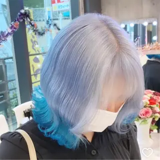 ミディアム カラー ヘアアレンジ ❤️‍🔥メンズ特化 🦋nanaka🦋のヘアスタイル