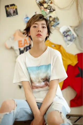 ショート カラー アメリラブヘアー 土屋　洋平のヘアスタイル