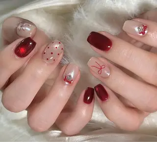 ネイル 🎀PG🩵 ネイルサロンのネイルデザイン