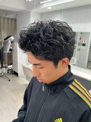 パーマ メンズ 🍐シャドウパーマ メンズ特化/守岡🍐のヘアスタイル
