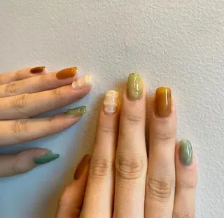 ネイル アイブロウ nailist SAYAのネイルデザイン