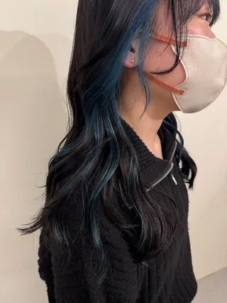 ロング カラー ゆ う あのヘアスタイル