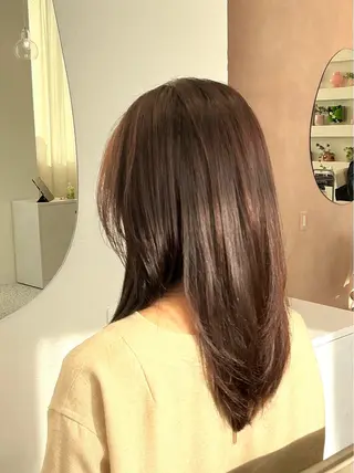 セミロング on HAIR SALON所属・吉井　／髪質改善 on/キャナル博多のヘアスタイル