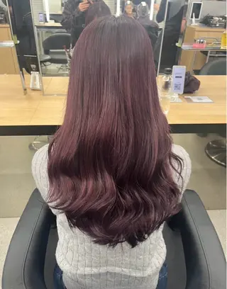 ロング miku/ラベンダー 透明感カラー🪻❤︎のヘアスタイル